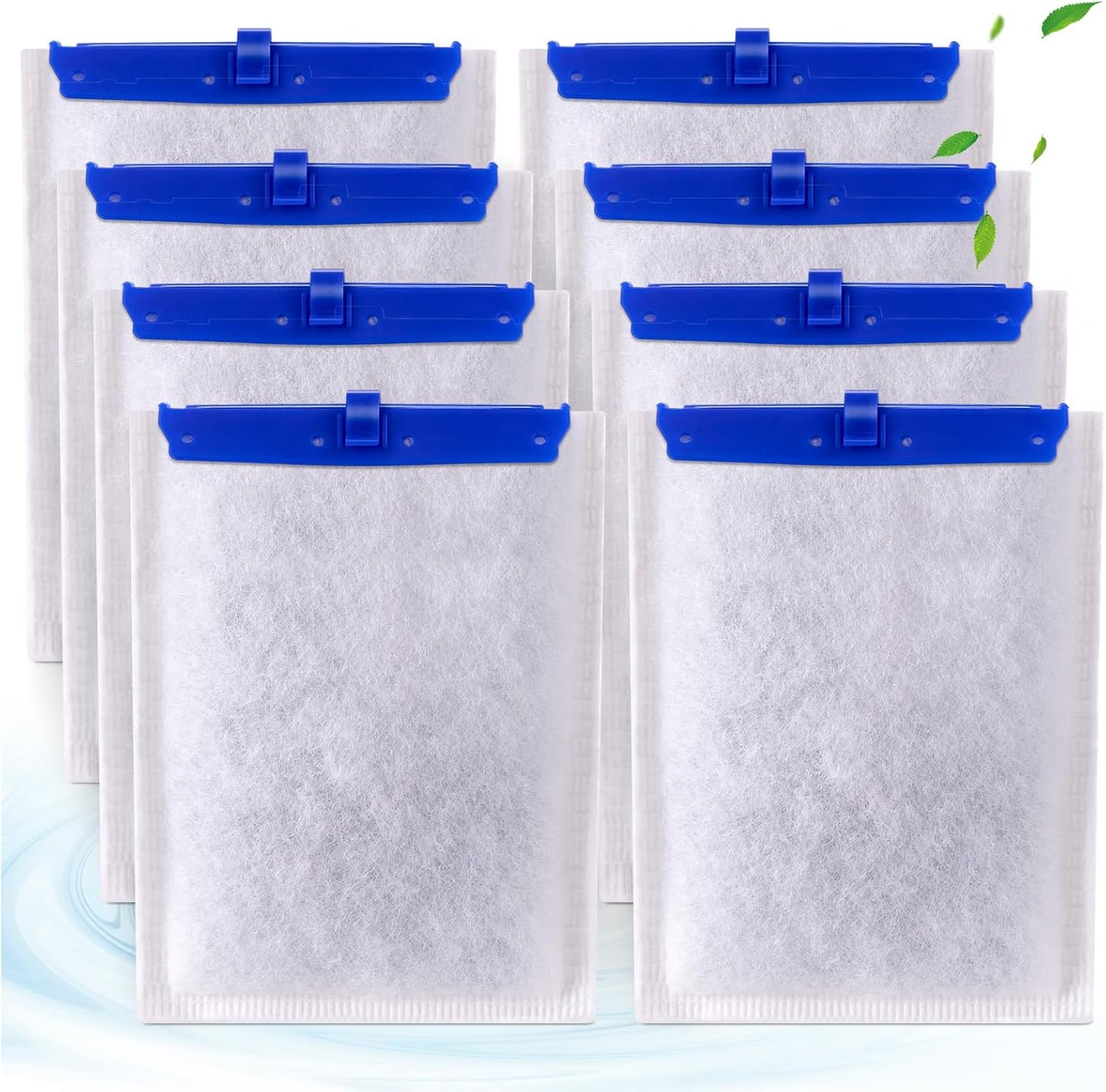 Xbbwmrs large aquarium filter cartridges front view pack for fish tank purification.