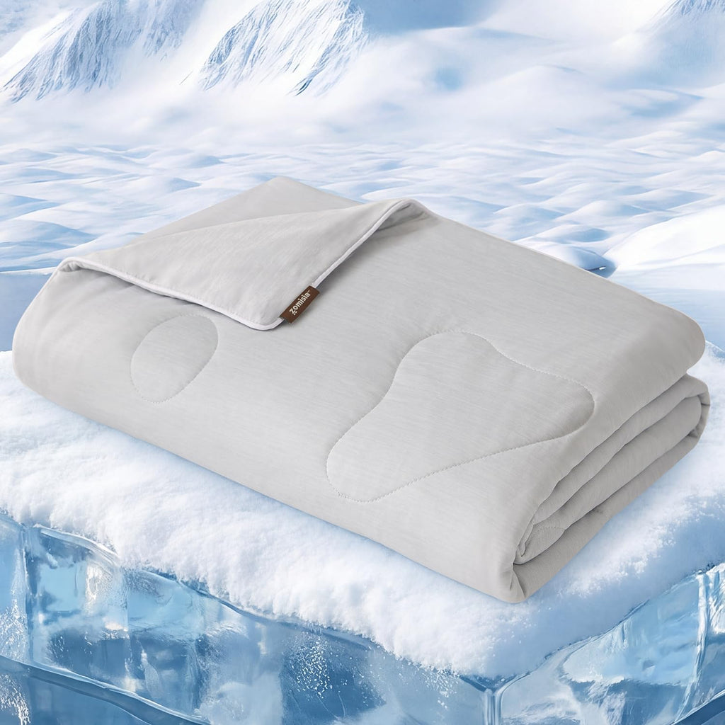 ZOMISIA cooling blanket for large dogs front view pet summer mat