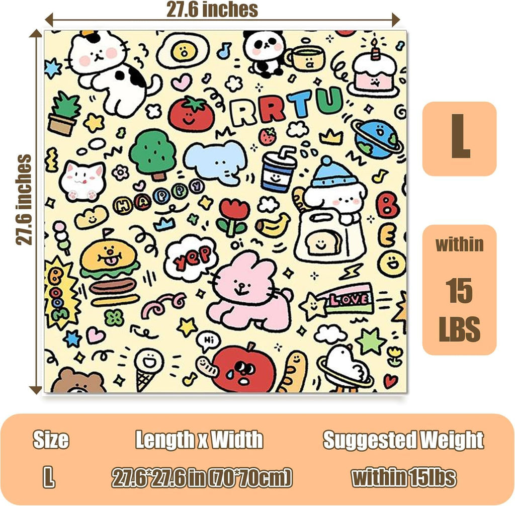 Lovely Caves imported cat wrap blanket laid flat before use