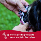 Coastal Pet SecureAway collar protector showing length adjustment