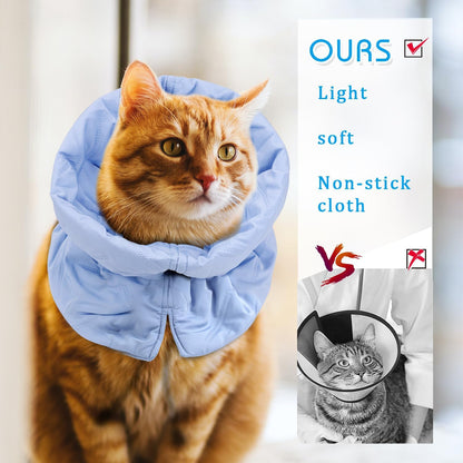 Durable high density twill fabric details of the pet recovery cone
