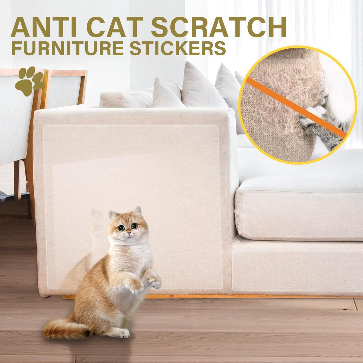 Demonstration of scratch-resistant vinyl texture on fabric