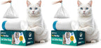 PurrTek Cat Litter Box Liners - LitterWrap Drawstring Bags for Automatic & Self-Cleaning Litter Boxes | Precision Fit, Jumbo Heavy-Duty, Leak-Proof, Unscented Odor Control, Replacement Refills - Image 10