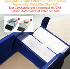 Disposable white plastic waste tray for LitterMaid 3rd edition