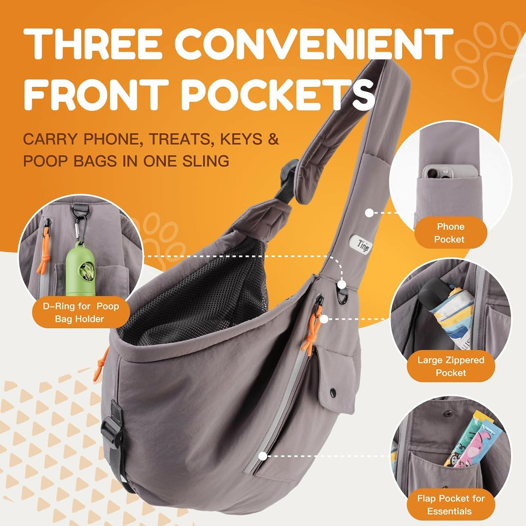 Adjustable drawstring mesh top for secure pet transport