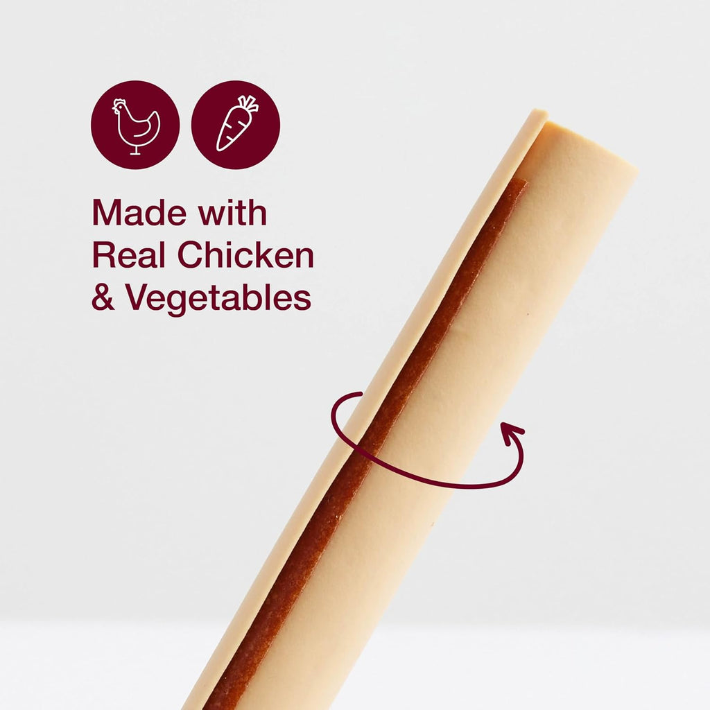 Ten pack of highly digestible SmartSticks showcasing the safe formula for dogs.