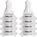 Avima Baby Anti Colic Nipples front view of premium silicone level 3 fast flow teats for standard neck bottles