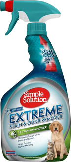 Simple Solution Extreme Pet Stain and Odor Eliminator Spray, Pee Stain Remover, Enzyme Cleaner, 3X Pro-Bacteria Cleaning Power, Dog Odor Remover, 32 oz - Image 11