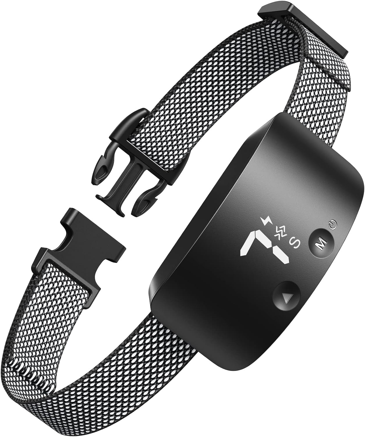NBJU rechargeable anti bark collar for dogs front view