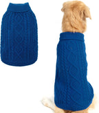 BINGPET Thermal Knitted Dog Sweater for Small Medium Large Dogs,Winter Dog Cat Coat Warm Sweartershirts Outfits,Classic Cable Knit Turtleneck Pullover Dog Jumper Coat Warm Sweartershirts - Image 11