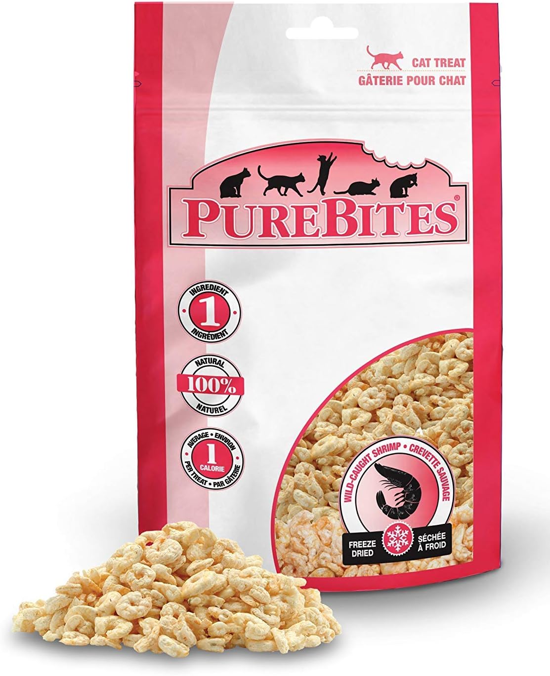 PureBites freeze dried wild Pacific salmon feline nutritional information