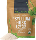 Viva Naturals Organic Psyllium Husk Powder, 24 oz - Finely Ground, Unflavored, Vegan, Keto, Paleo, Non-GMO Plant-Based Superfood, Good Source of Fiber for Gluten-Free Baking, Juices & Smoothies - Image 10