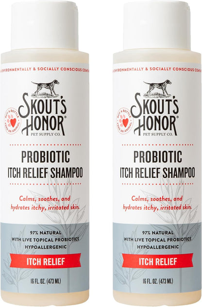SKOUT'S HONOR Probiotic Itch Relief Spray for Pets - Non-Medicated, Fragrance-Free, Natural, Vegan, Long-Lasting Relief, with Soothing Aloe & Avocado Oil, 8 oz - Image 11