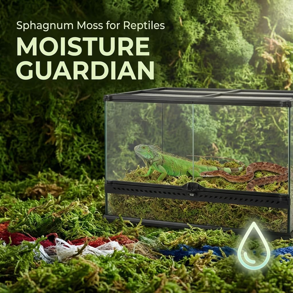 Potted orchid and succulent plant care using sphagnum moss