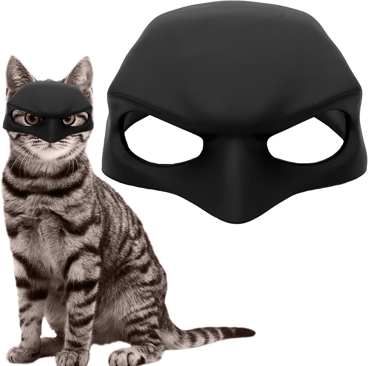 Generic Cat Bat Mask front view for Halloween cosplay