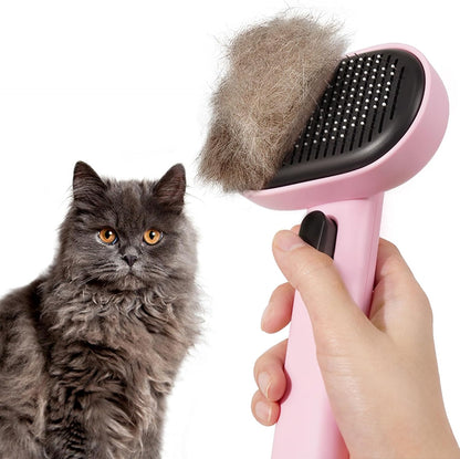 Aumuca Cat Brush for Shedding, Cat Brushes for Indoor Cats, Cat Brush for Long or Short Haired Cats, Cat Grooming Brush Cat Comb for Kitten Rabbit Massage Removes Loose Fur - Image 12