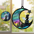 Custom Cat Memorial Suncatcher, Personalized with Name and Breed, Loss of Pet Sympathy Gift for Cat Lovers, Stained Glass Look Acrylic Ornament - Image 14