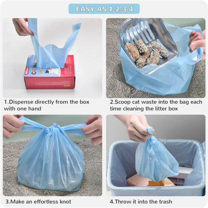 Hygienic pet waste disposal liners in baby powder scent