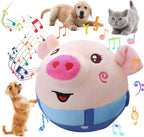 Close up of Geojec blue pig plush material and texture