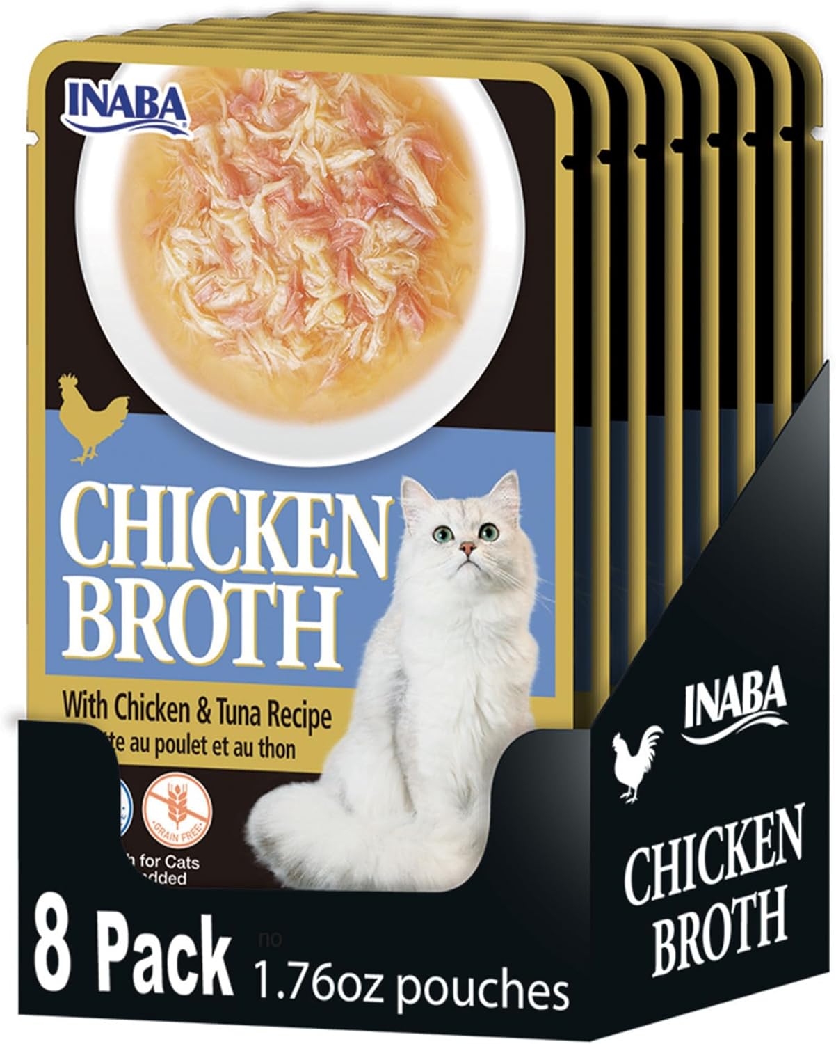 Wholesome preservative free feline appetizer pouch for all life stages