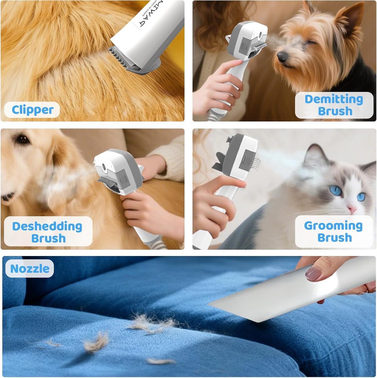 Emorefun pet hair suction machine with two litre large dust cup capacity close up