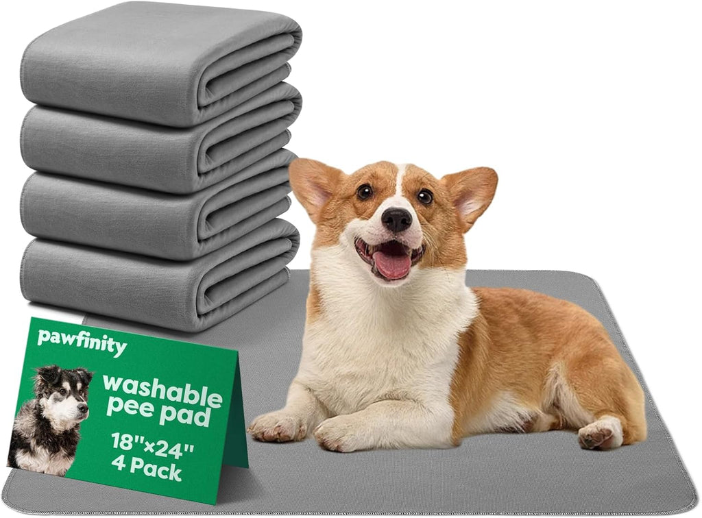 Pawfinity Large Washable Pee Pads for Dogs, Reusable Puppy Training Pad XL, Ultra-Soft, Absorbs 2X Faster & High-Capacity, Leakproof, Non-Slip, Waterproof Pet Mat for Floor, 34x36 inch, 2 Pack - Image 10