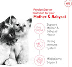 Close up of the imported Royal Canin first stage kitten food packaging for immunity support.