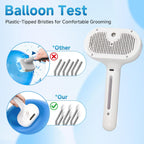 Siciry white cat steam brush cordless USB charging port view