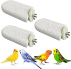 PINVNBY 4 PCS Bird Perch Stands Parrot Calcium Perch Beak Grinding Stone Foot Claws Trimmer Parakeet Platform Parrot Chewing Toys for Small Medium Cockatiel Conure Lovebird Finch - Image 14