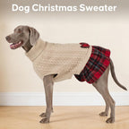High density acrylic yarn knitwear for medium female dogs