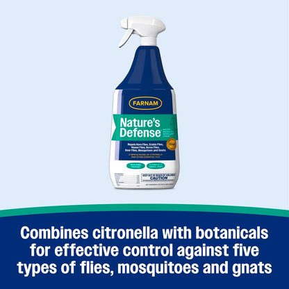 Farnam alcohol free equine insect repellent spray with citronella oil