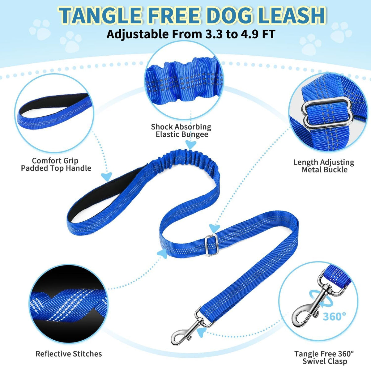 Lukovee puppy harness with soft flannelette padding