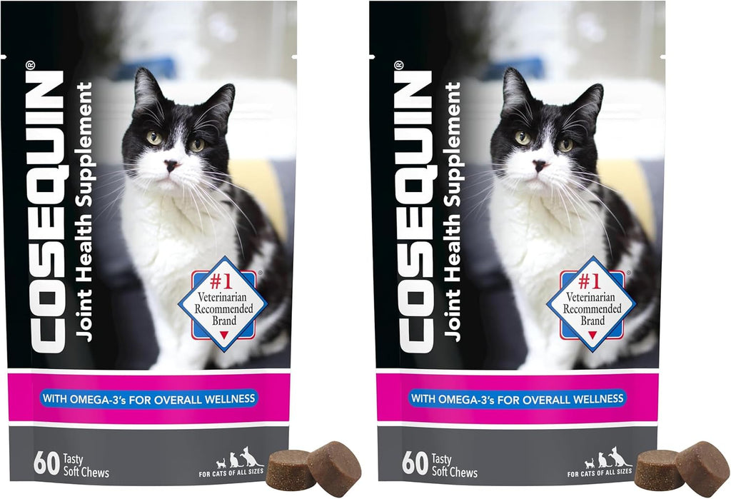 Nutramax Cosequin for Cats Joint Health Supplement, Contains Glucosamine for Cats, Plus Chondroitin and Omega-3s, Supports Joint and Skin and Coat Health, Soft Chews, 60 Count - Image 9