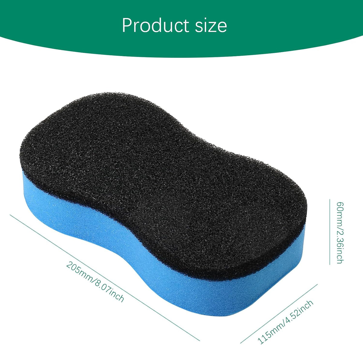 Qwtqwt pet body hair cleaning tool black scrubbing surface close up.