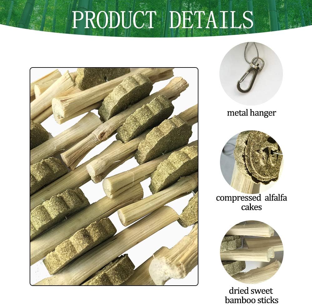 Kathson guinea pig dental treats close up of organic bamboo sticks