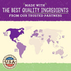 Packaging details showcasing 7.5 ounces net weight and cage-free chicken label
