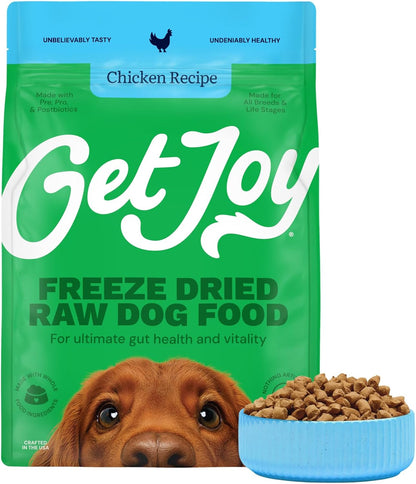 Get Joy Freeze Dried Raw Beef Meal, High Protein Grain Free, Dry Dog Food Meal Mixer and Topper, with Probiotics for Gut Health, Made with 100% USDA Organ Meat, for All Breeds and Ages, 32oz Bag - Image 10