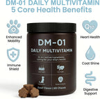 EYUTRD dog itch relief supplement container highlighting salmon oil and folic acid ingredients