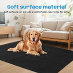 Srhbyjbfsir extra large dog crate mat in home setting