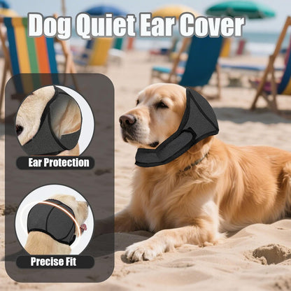 Comfortable dog ear wrap for anxiety relief