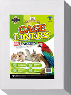 T TORTO9 Bird Cage Liner - 120 Paper Sheets, 20" x 18", 2.9 lb - Ideal for Pet Habitats, Bulk Pack for Long-Lasting Use, Newsprint Texture, Convenient Parcel Packaging - Image 11