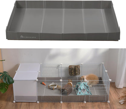 Corrugated Plastic Guinea Pig Cage Liner 55x28x3.9inch for 4x2 14inch Panels Grids Rabbit CNC Cage Liner - Image 1