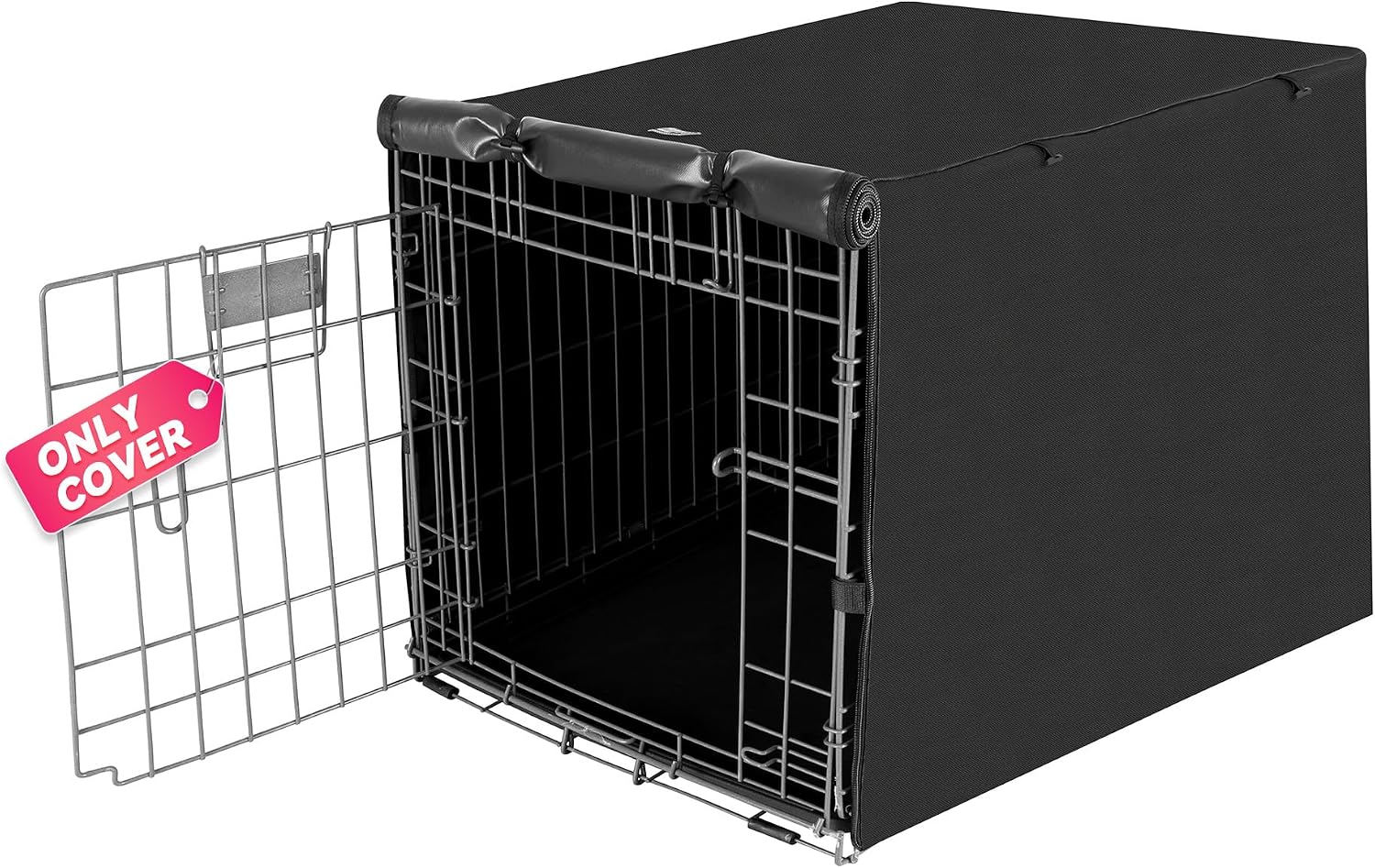 Seiyierr heavy duty wire dog cage cover close up material