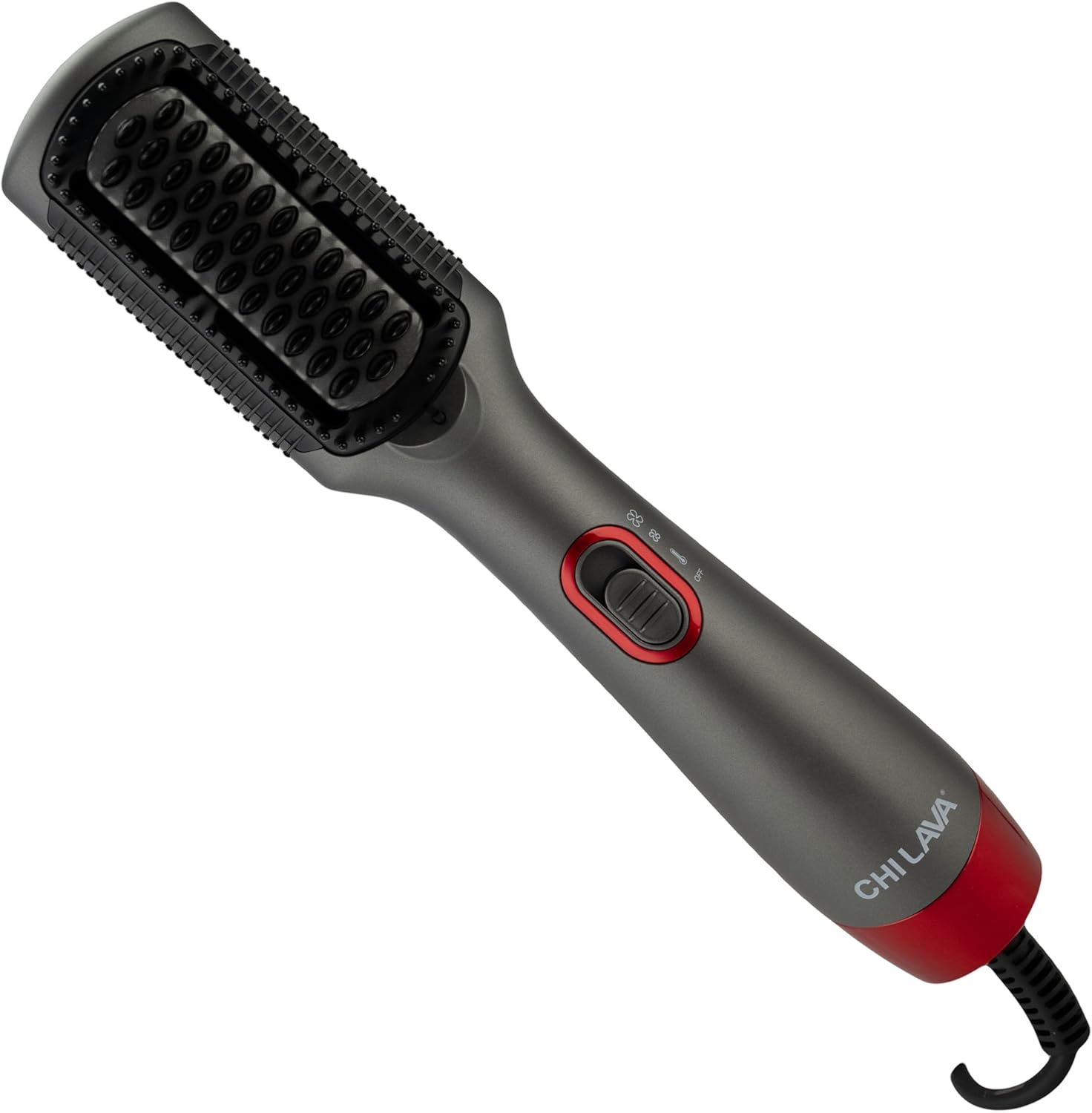 CHI Lava Heated Straightening Brush front view professional hair tool
