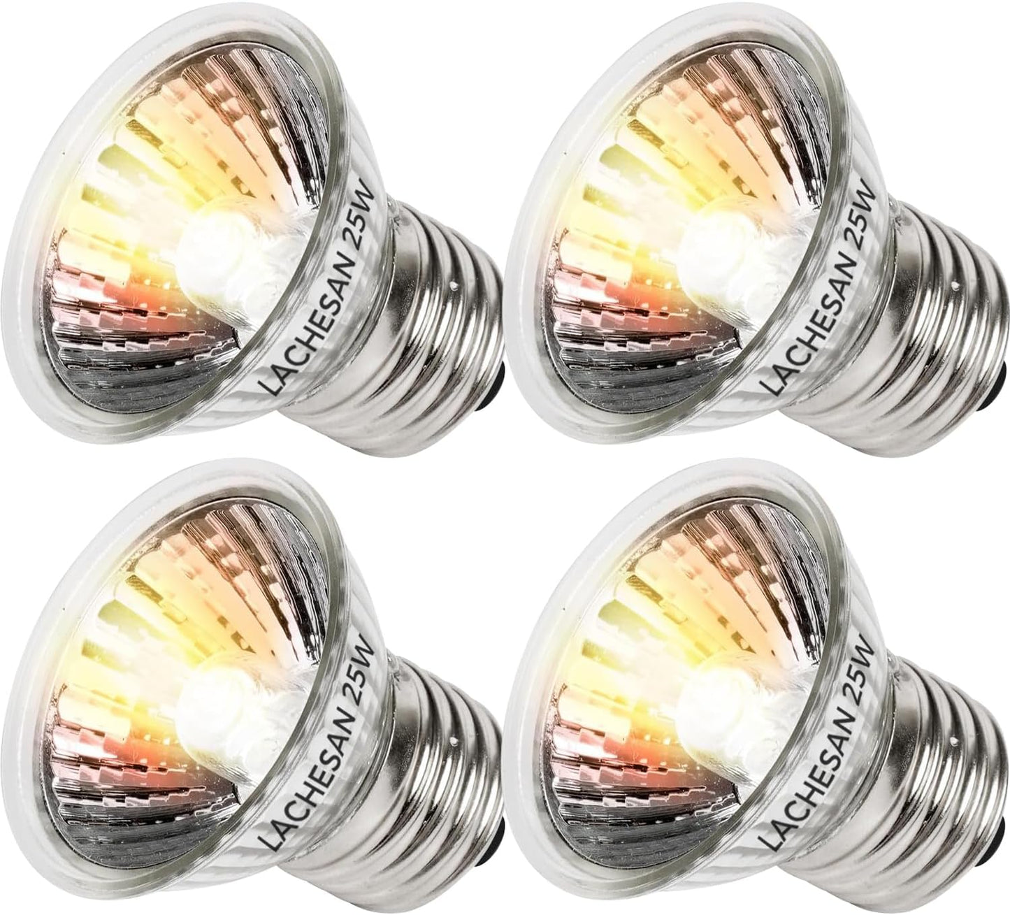 Premium Lachesan 50W sun mimicking UVA bulb for snake and frog enclosures.