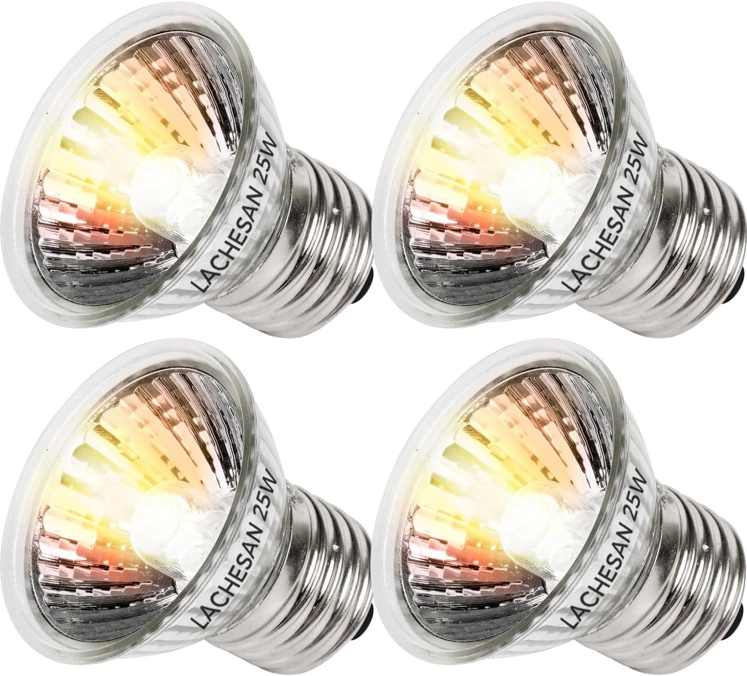 Premium Lachesan 50W sun mimicking UVA bulb for snake and frog enclosures.