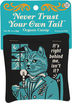 Blue Q Duuuuuuude Catnip Toys - Durable Cat Toys for Biting, Premium USA-Grown Organic Catnip, Pet Supplies, 100% Silk-Screened Cotton Pouch w/Funny Kitty Graphics, Cat Birthday Gift - Image 9