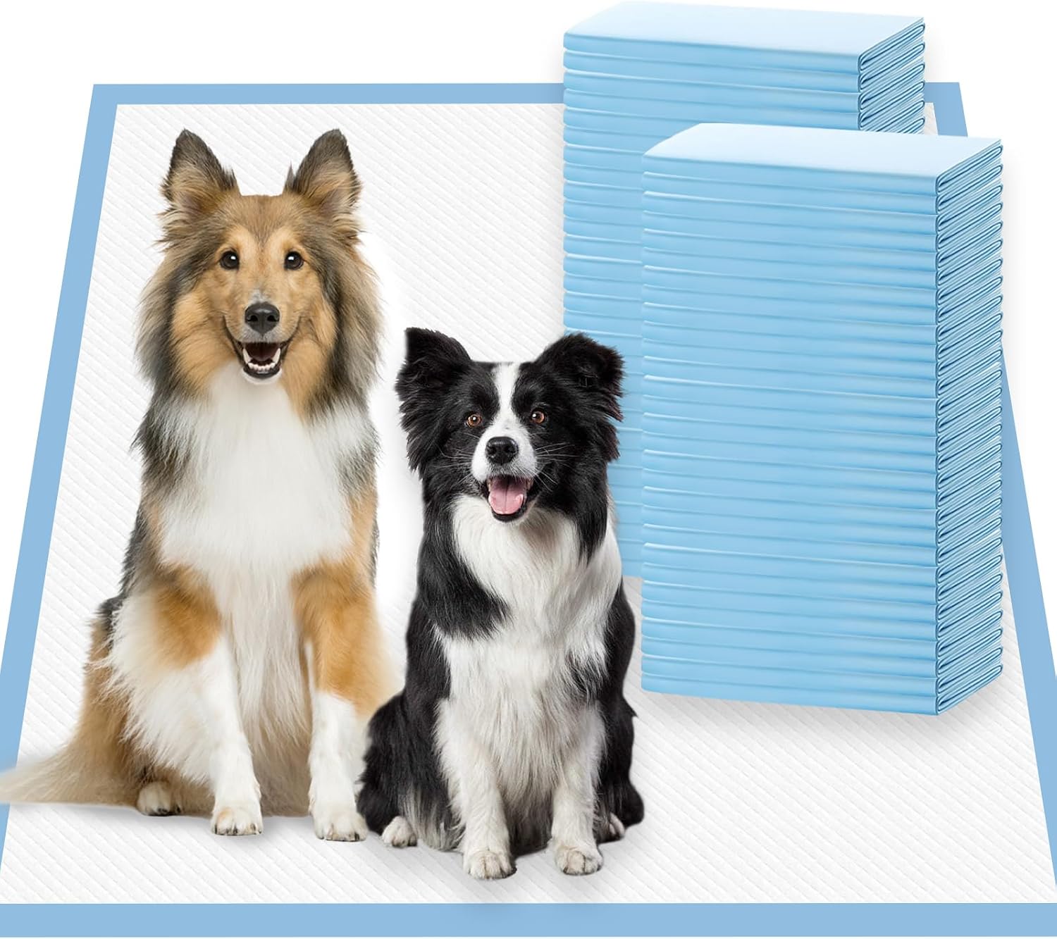 SCLOSE Pee Pads for Dogs Extra Large 30"x36", 50 Count Puppy Pads XXL, Potty Pads for Dogs, Super Absorbent & Leak-Proof, Disposable Training Pads for Puppies, Doggie Pads, Blue - Image 11