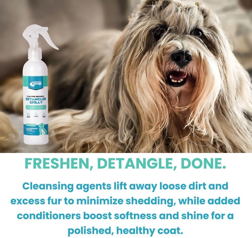 Close up of the spray nozzle on the authentic USA imported pet detangler.