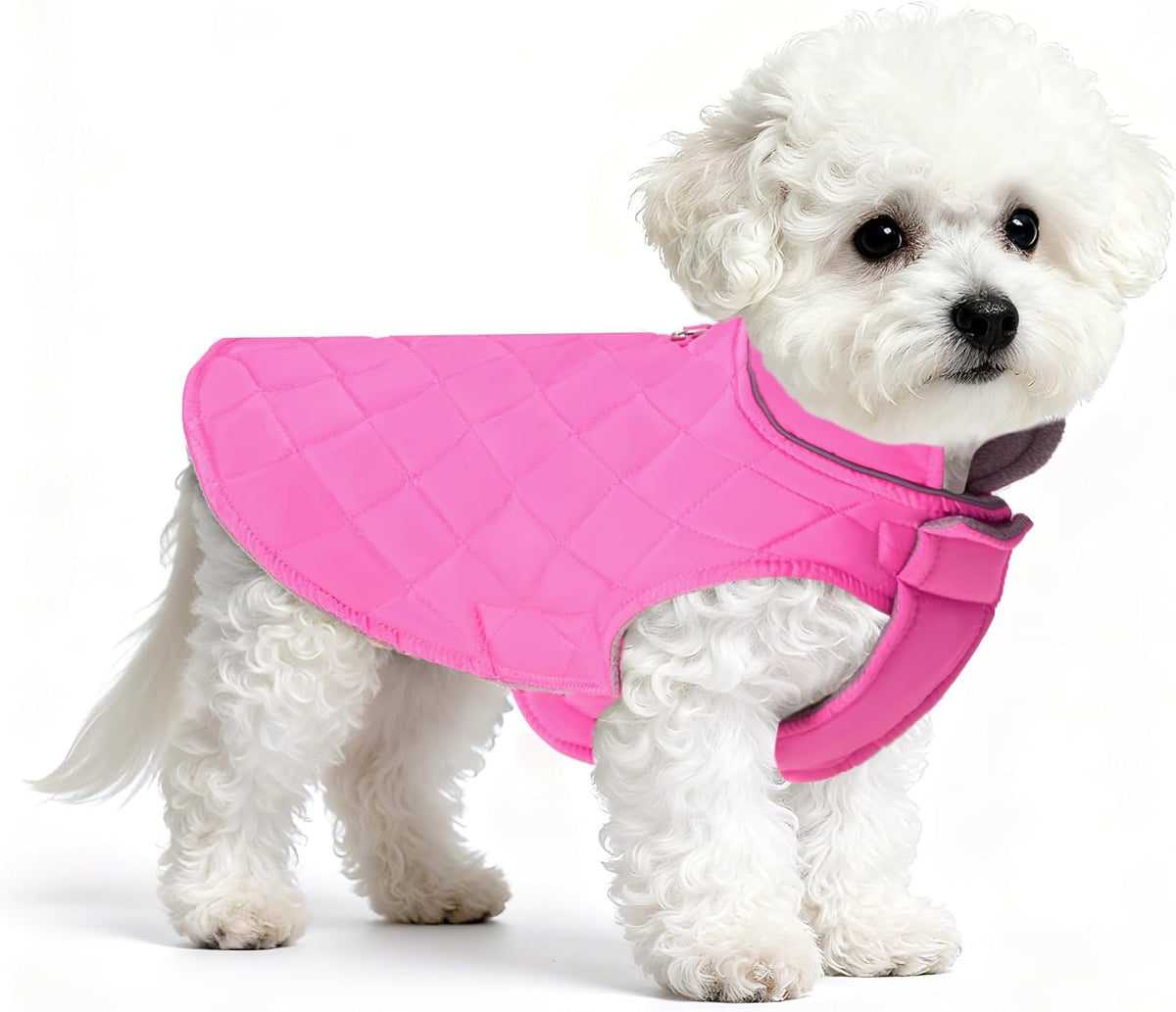 Mile High Life Dog Warm Coat, Small Dog Winter Jacket Windproof Water Resistant Cold Weather Coats Cozy Snow Jacket Vest for Puppies (Blue, Small Chest 14.5") - Image 14